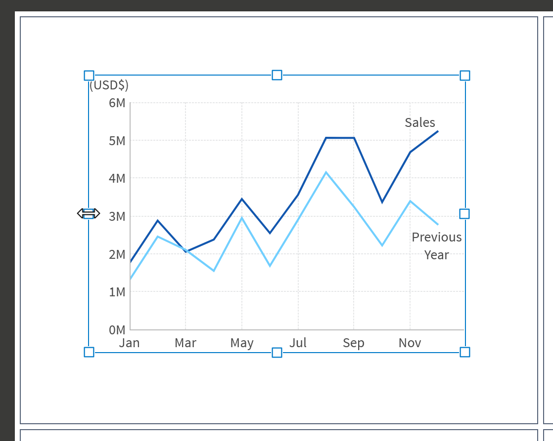 Double-click resize handle to expand that side to cell edge
