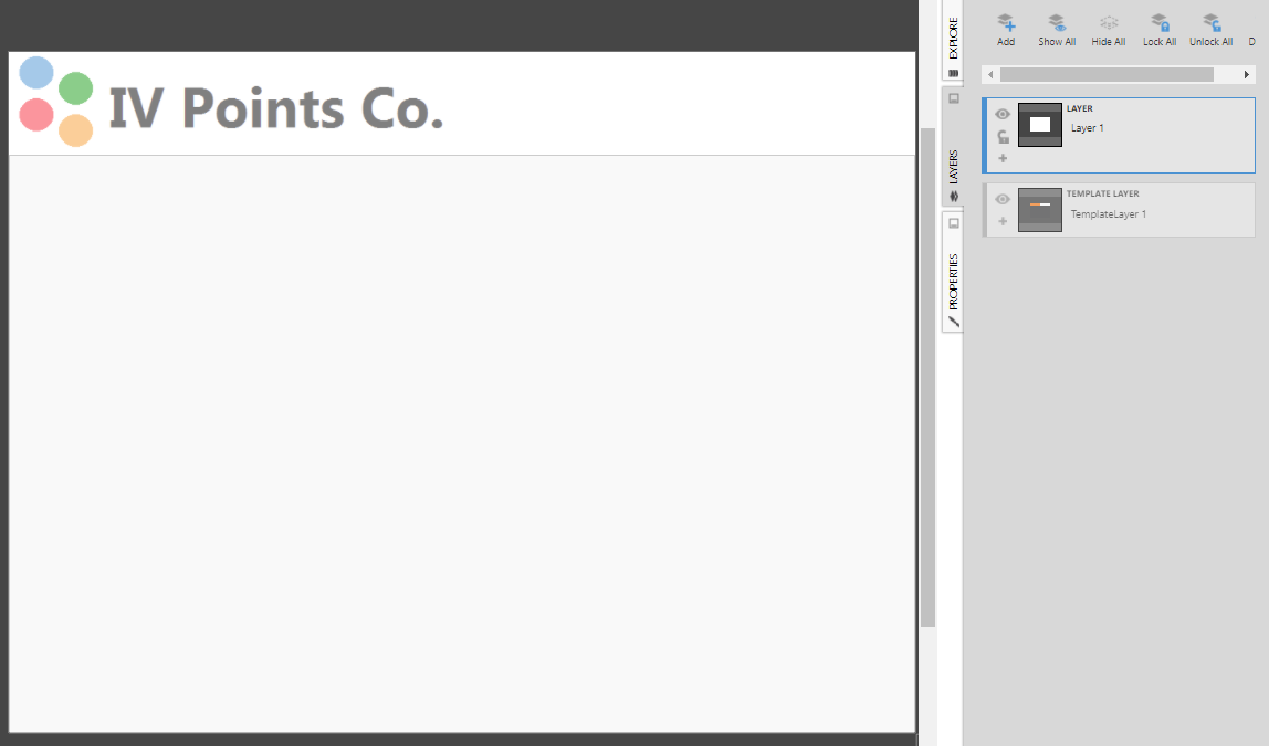 New dashboard based on a template