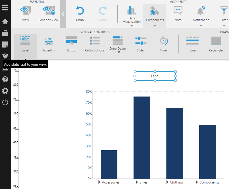 Add a label component 