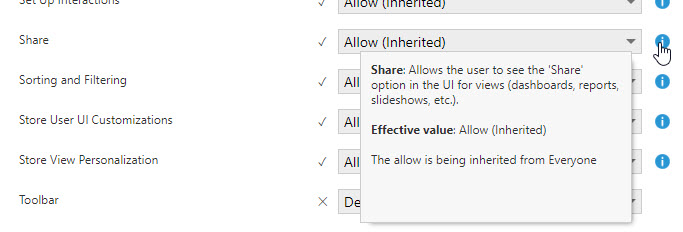 Select tenant and resource type