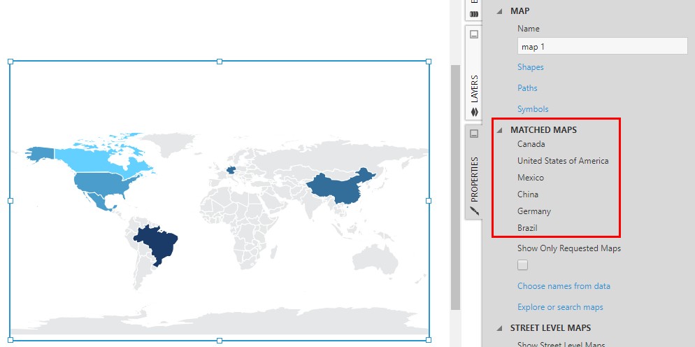 Matched Maps