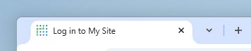 Tab icon changed