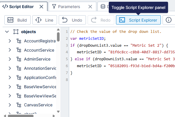 Objects Explorer
