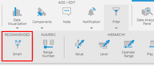 Smart filter option