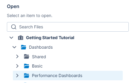 Select a folder 