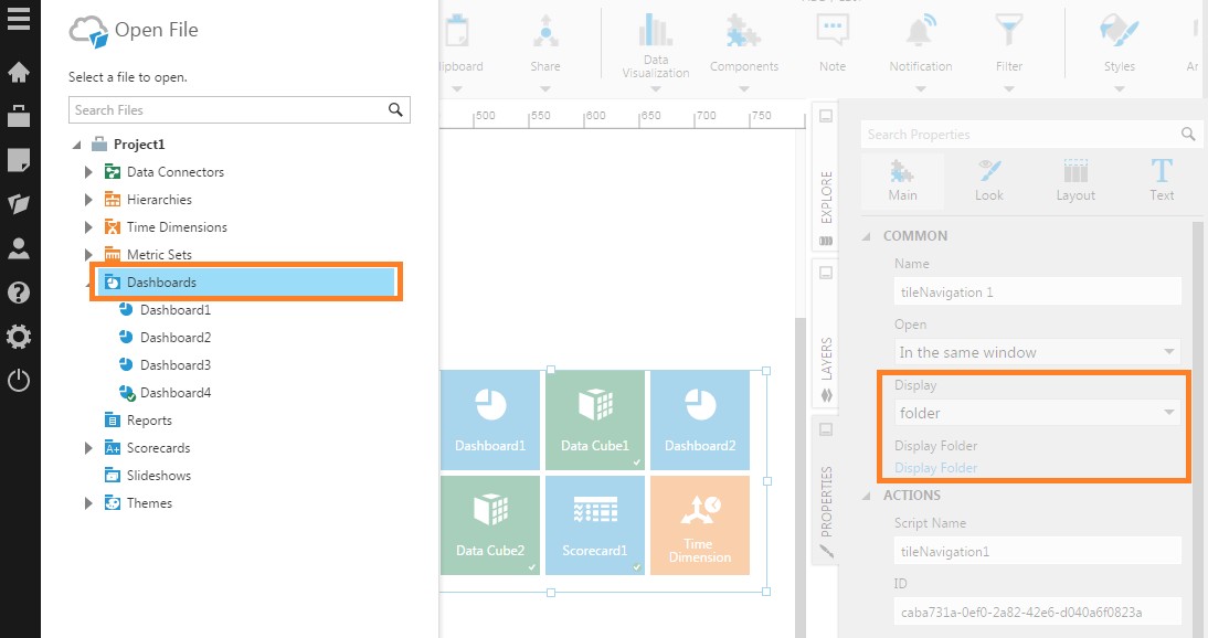 Folder option 