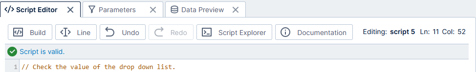 Script is valid
