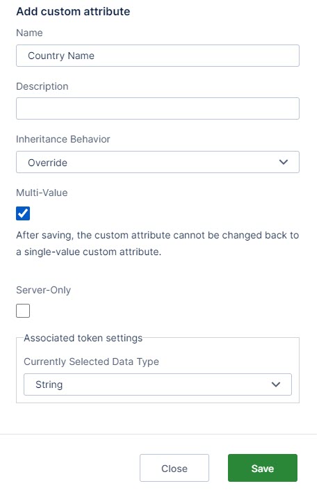 Use this work area to make changes to a custom attribute